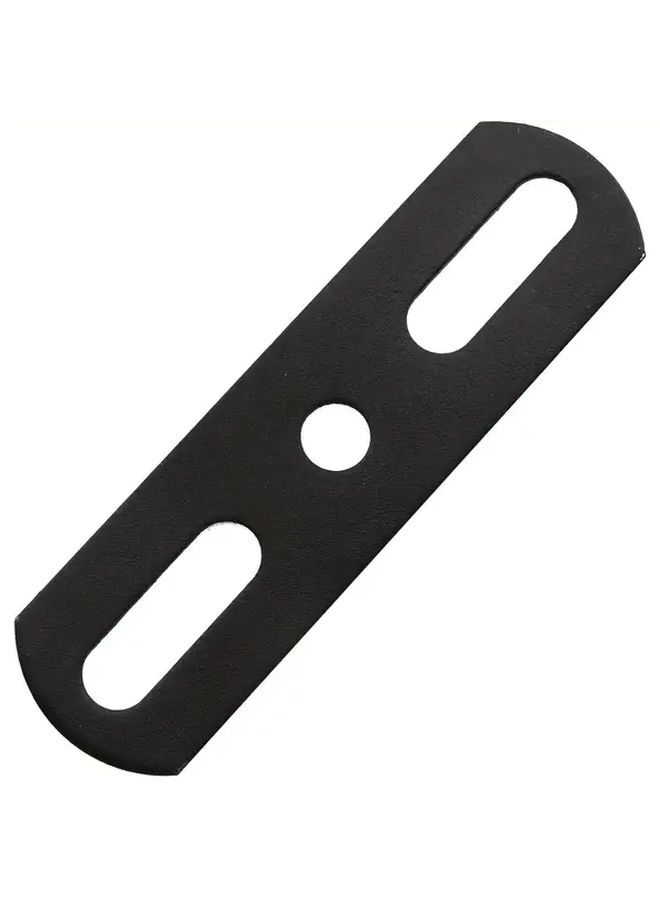 2 Piece Heavy Duty Steel Bracket Set With Screws Industrial Grade Mounting Plate Pre Drilled Holes For Machinery Equipment Automotive And Construction Applications Compatible With Screw Nut Bolt Threads Durable Black Metal Support Frame - Image 5
