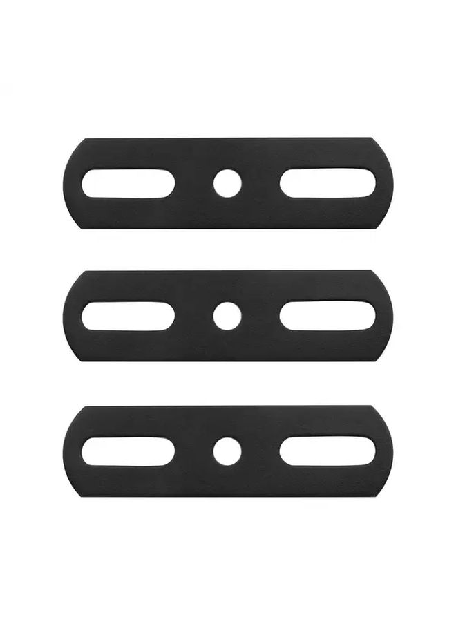 2 Piece Heavy Duty Steel Bracket Set With Screws Industrial Grade Mounting Plate Pre Drilled Holes For Machinery Equipment Automotive And Construction Applications Compatible With Screw Nut Bolt Threads Durable Black Metal Support Frame - Image 4