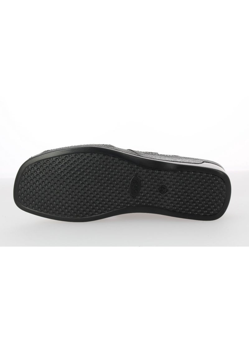 VITAL - Vital Ladies Wedge Sandals Tina - Lizard 0813AS schwarz - Image 1