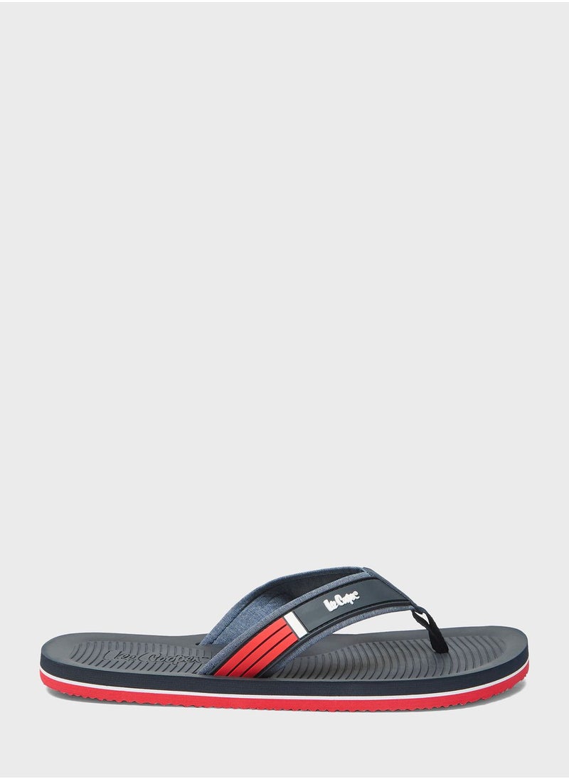Lee Cooper - Logo Flip Flops - Image 1