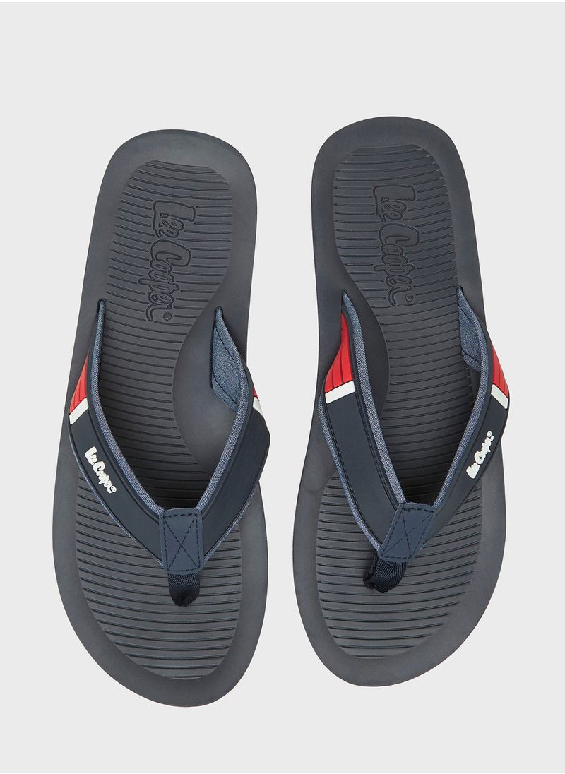 Lee Cooper - Logo Flip Flops - Image 1