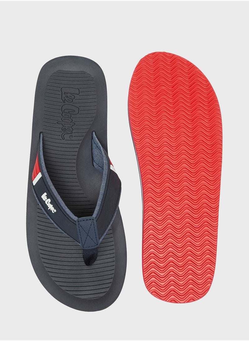 Lee Cooper - Logo Flip Flops - Image 1