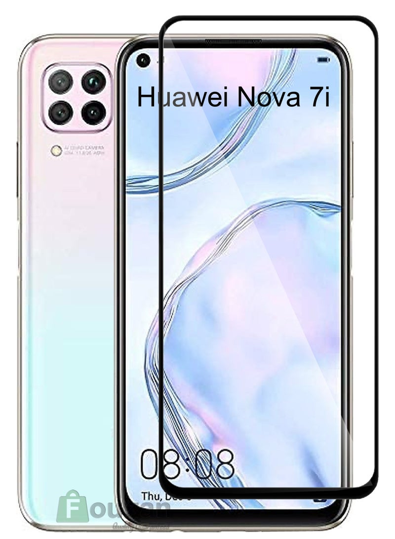 واقي شاشة زجاجي عام لهاتف هواوي نوفا 7i - أسود - Image 1