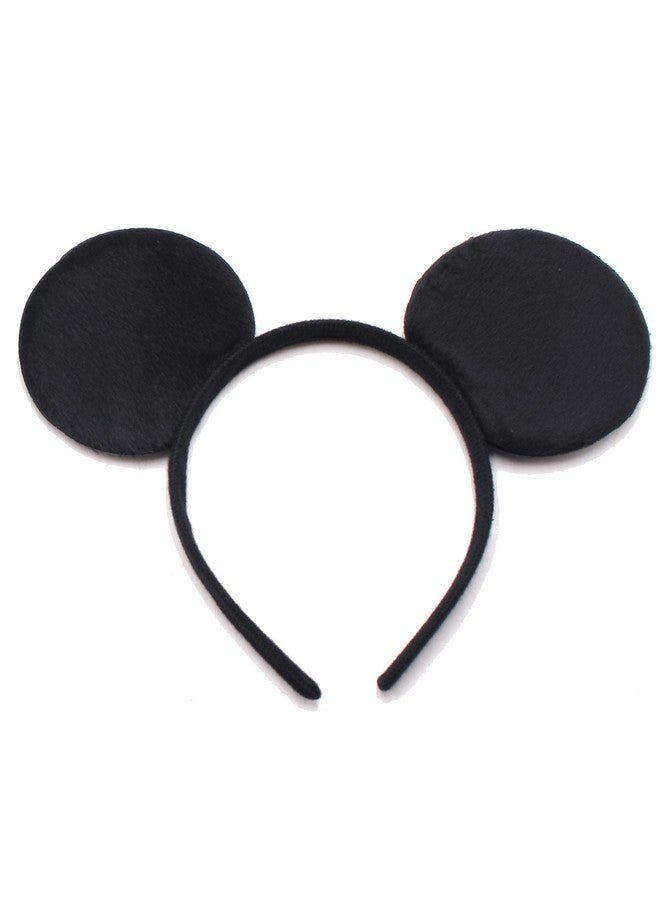 FIVOENDAR Mouse Costume Deluxe Fabric Ears Headband Party Favors For Birthday Party Or Celebrations Set Of 20 (Black) - Image 3