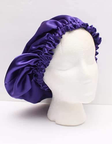 VIYANSHI Adjustable Satin Sleep Cap Hair Bonnet Double Layered Reversible for Women Protective Sleep Hairstyles cap t - Image 2