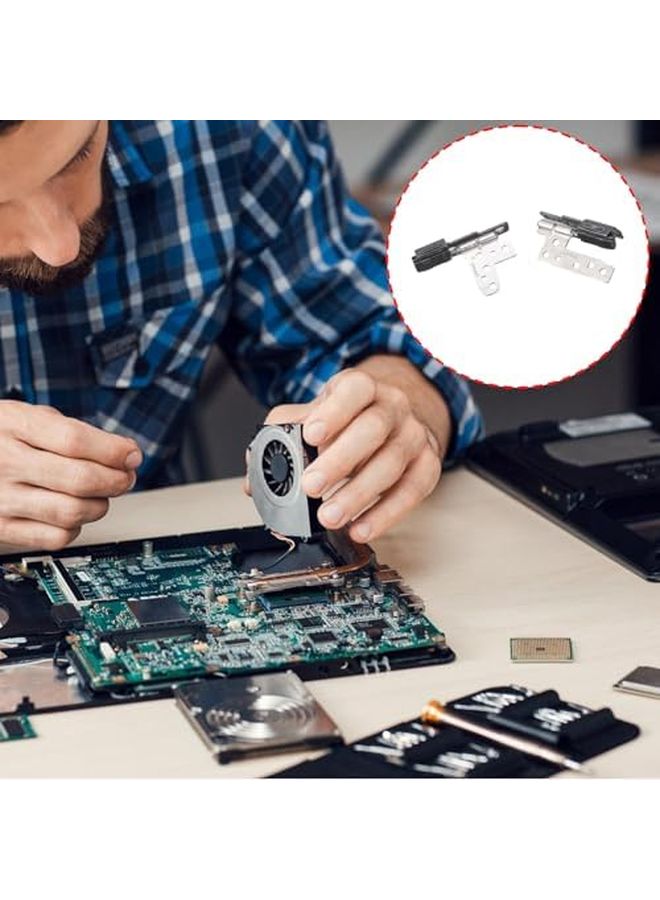 LCD Hinge Replacement Set for HP 13 AB000 13T AB000 Laptop 30000 Cycle Durability - Image 3