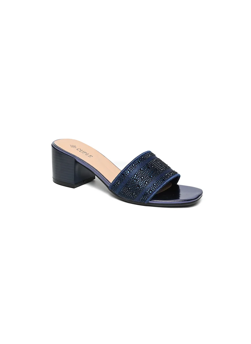 كيوبل Embellished heeled sandal