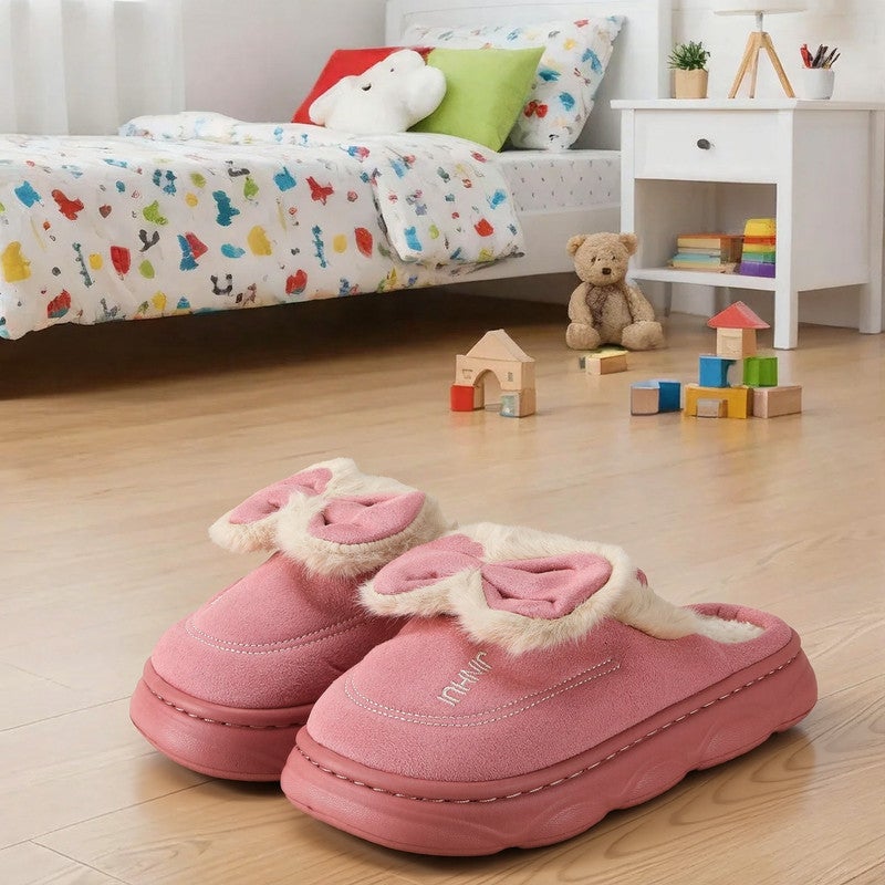 Lucky Kids Cartoon Slippers for Kids, Funny Animal House Shoes with Non-Slip Sole, Cozy Plush Indoor Comfort Footwear for Boys and Girls - Image 5