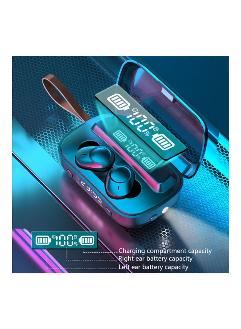 NIBEMINENT TWS BT True Wireless In-Ear Headphones With LED Digital Display White - Image 5