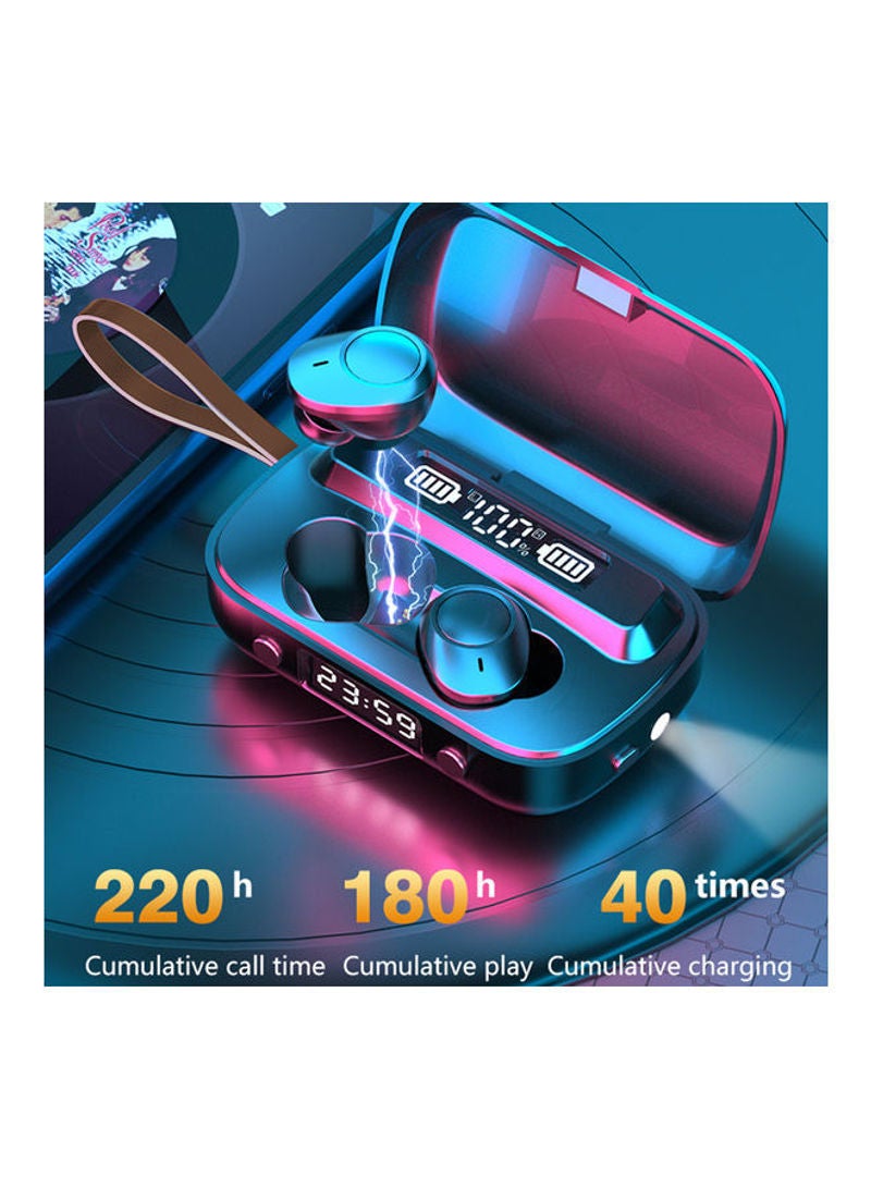 NIBEMINENT TWS BT True Wireless In-Ear Headphones With LED Digital Display White - Image 3