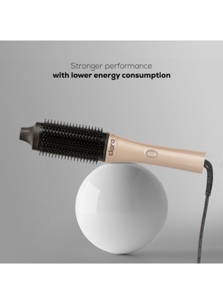 AirGlow Styling Brush – Professional Hot Air Brush for Smooth & Frizz-Free Styling – Advanced BLDC Motor – 560W Medium Barrel – Dual Voltage 100–240V Silver C10 Silver - view 5