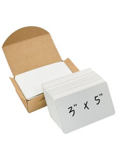 VANRA 300Pcs Blank Index Cards 3X5 Inches Note Cards Thick 110Lb Cardstock Flash Cards, Unruled Study Cards For School Learning, Office (White, 300/Pack)  - Image 1
