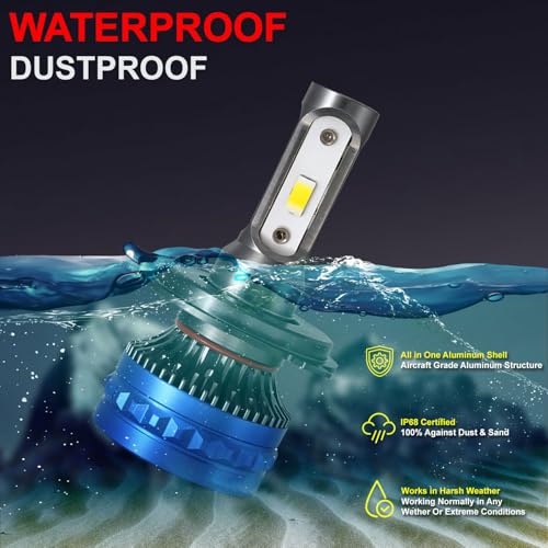 OTO2EYE 1 YEAR WARRANTY 80 Watt Super Bright H4 LED Headlight Bulb for Bike Scooter LED Light for Bike 8000 Lumens 10000 RPM Fan for Fast Cooling Full Aluminum Body Bike LED Light - Image 4