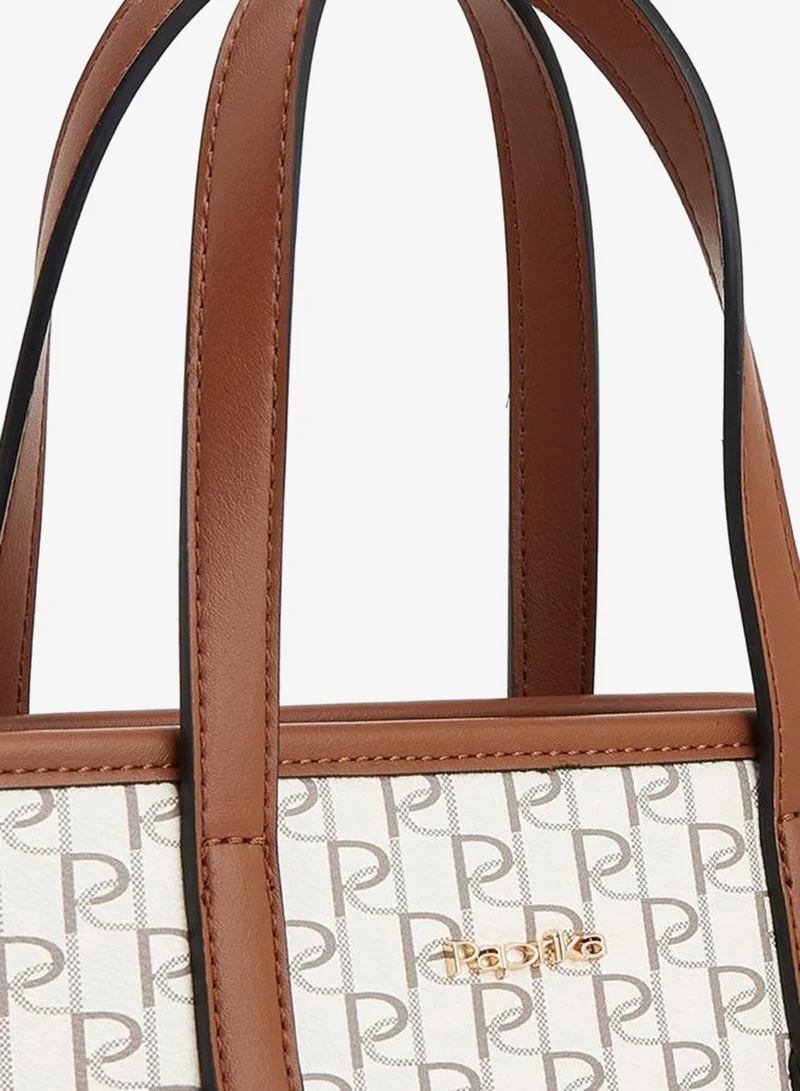 Paprika TAN Paprika Grainy Pu Totes for Women | Best Price UAE