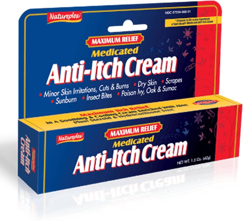 Natureplex Maximum Relief Medicated Anti-Itch Cream 3 Pack