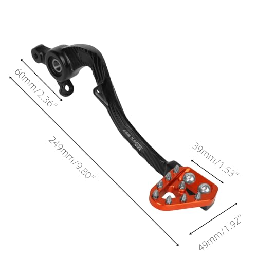 PRO CAKEN CNC Motorcycle Rear Foot Brake Pedal Lever Unfolding 7075 Aluminum Alloy Forged for 250SX 250 300EXC HARDENDURO CKD SIXDAYS TC250 TE250 TX300 Dirt Bike - Image 3