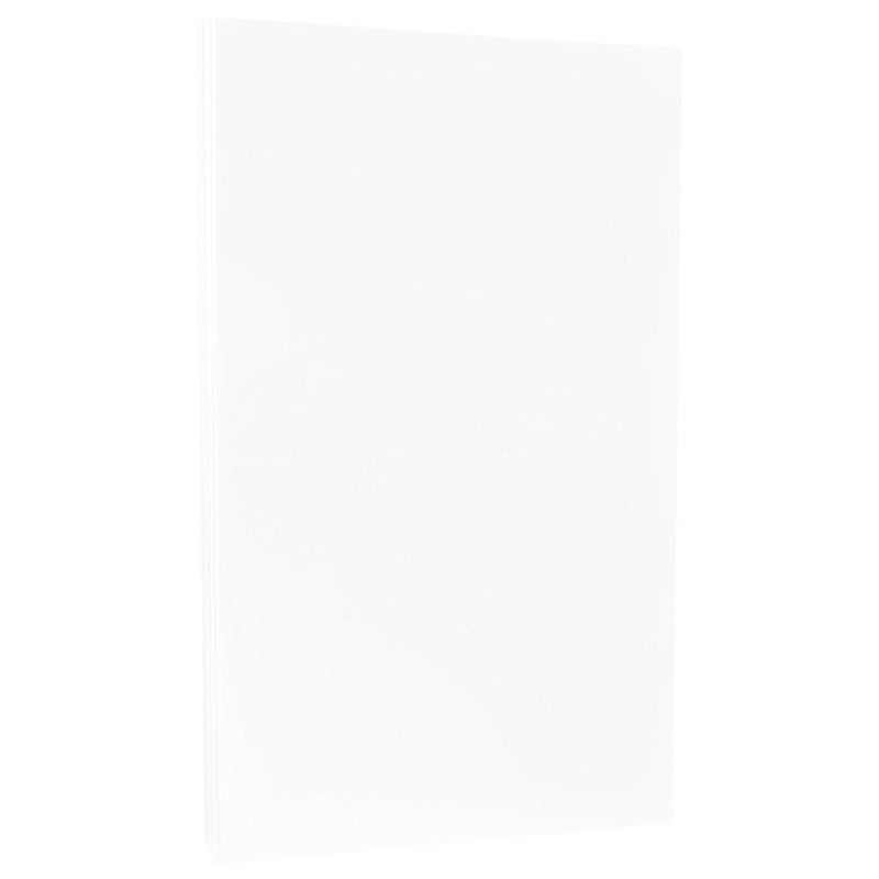 JAM PAPER Ledger Strathmore 24lb Paper - 90 gsm - 11 x 17 Tabloid - Bright White Wove - 100 Sheets/Pack - Image 1