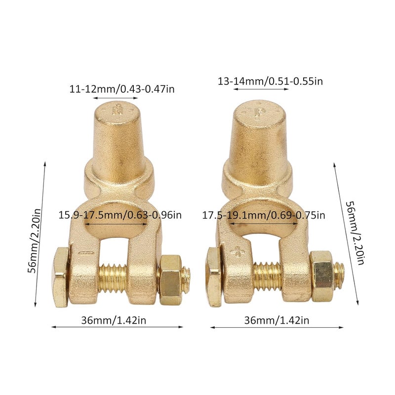 JIS Car Battery Terminal Connector Brass Positive Negative Top Post Battery Terminal for Auto - Image 3
