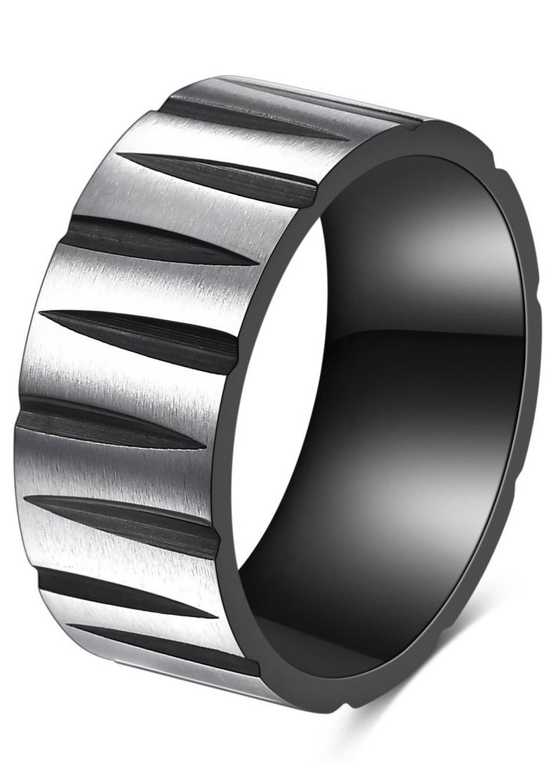 Stainless Steel Solid Polished Signet Ring