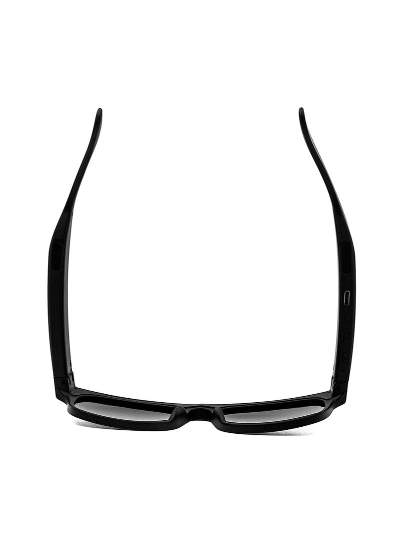 Xcell - Xcell SG 1 Stereo Wireless BT Sunglasses, UV400, Anti-Glare Polaroid Glasses,IP4 Waterproof, Voice calling up to 7hrs,High-Definition Audio Reception, Compatible with IOS/Android(Black) - Image 1