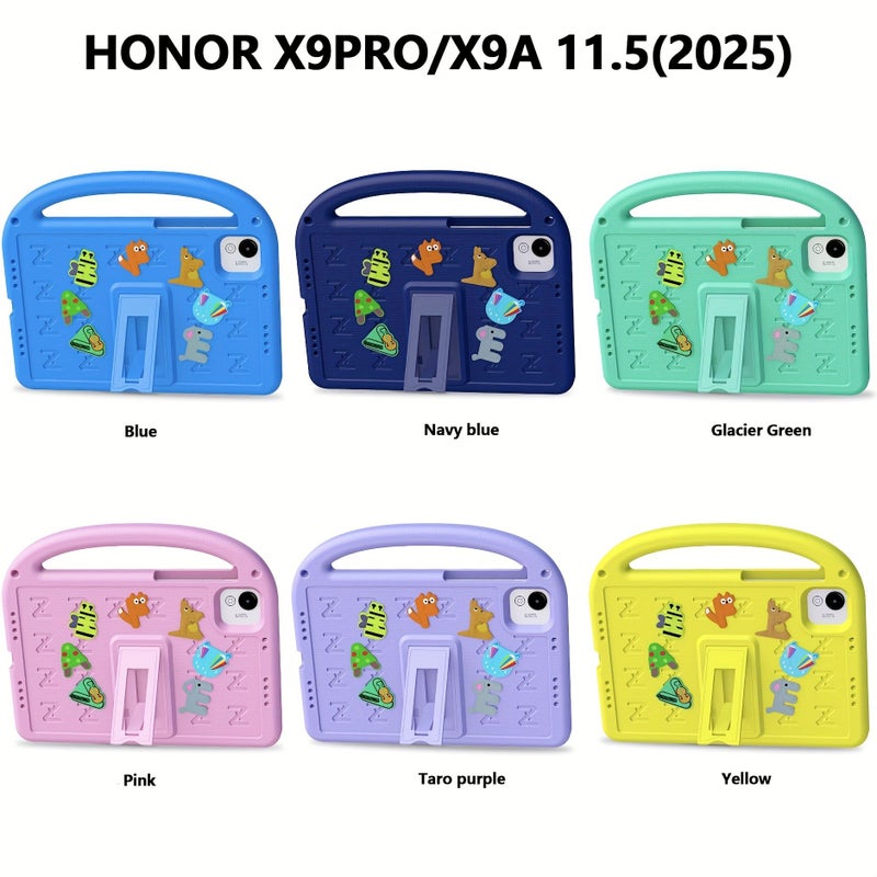 Blue EVA Tablet Case for Honor X9 Pro X9a 11.5 Anti Fall with Handle - Image 1