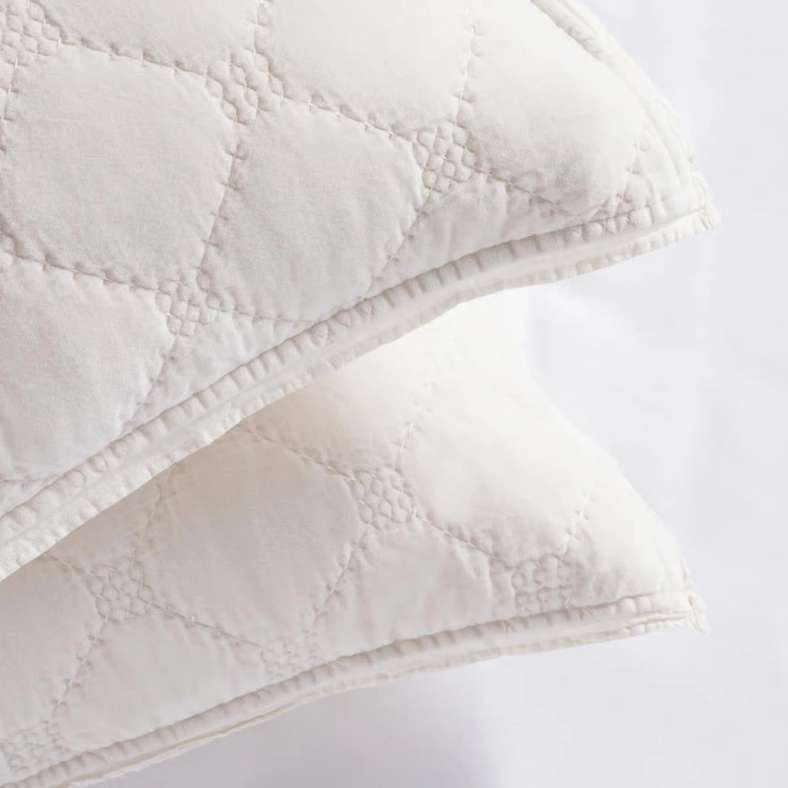 Pan Home طقم غطاء سرير من مخمل القطن العاجي للمنزل - Image 4