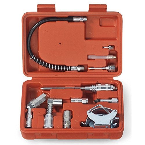 TOOLUXE أداة Tooluxe 61077L بندقية شحم متعددة الوظائف ومجموعة ملحقات التشحيم - Image 1