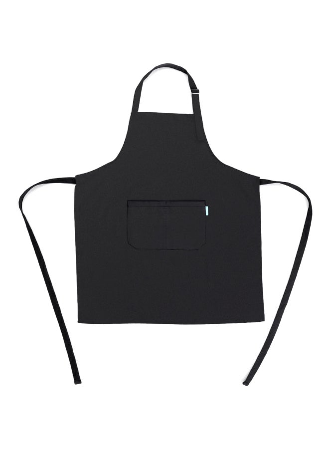esonmus Multi-Purpose Kitchen BBQ Restaurant Apron Black 80x70centimeter - Image 1