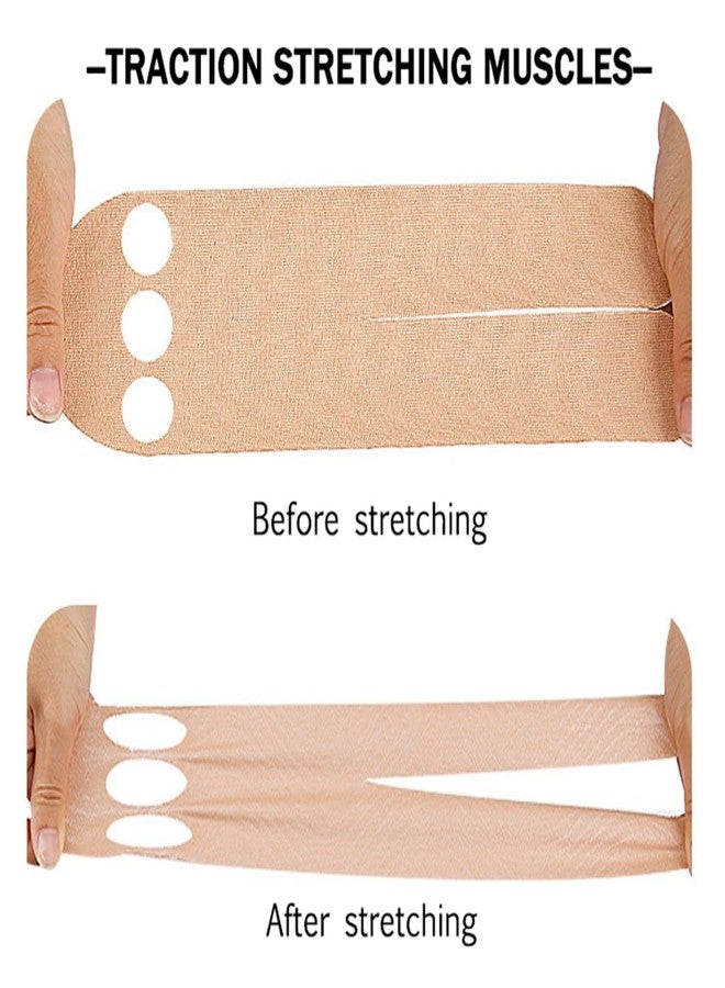 Xemz Kinesiology Tape for Wrist, 4 Pairs Breathable Elastic Cotton Athletic Tape Bowling Wrist Support Brace Tapes, Waterproof Precut Kinesiology Tape Hand Sports Tapes for Wrists Pain Relief Carpal Tunnel - Image 4