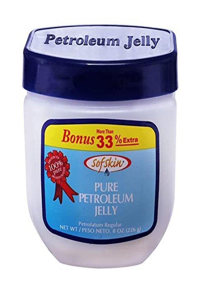 SOFSKIN (American Brand) 100% PURE WHITE PETROLEUM JELLY IP - No smell - 170 gm - Image 1
