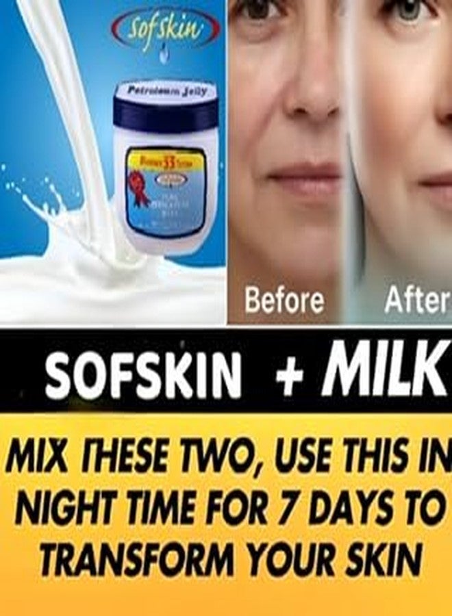 SOFSKIN (American Brand) 100% PURE WHITE PETROLEUM JELLY IP - No smell - 170 gm - Image 3