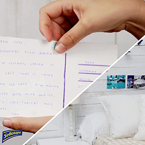 Sellotape Sticky Tack For Home & Office,Reusable Adhesive Ideal For Hanging Photos,Cards Or Decorations,Can Be Repositioned & Reused,Strong Hold,Easy To Use,No Mounting Needed,45G,Multicolor,18cm - Image 5