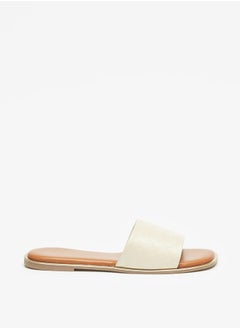 Women Textured Slip-On Sandals