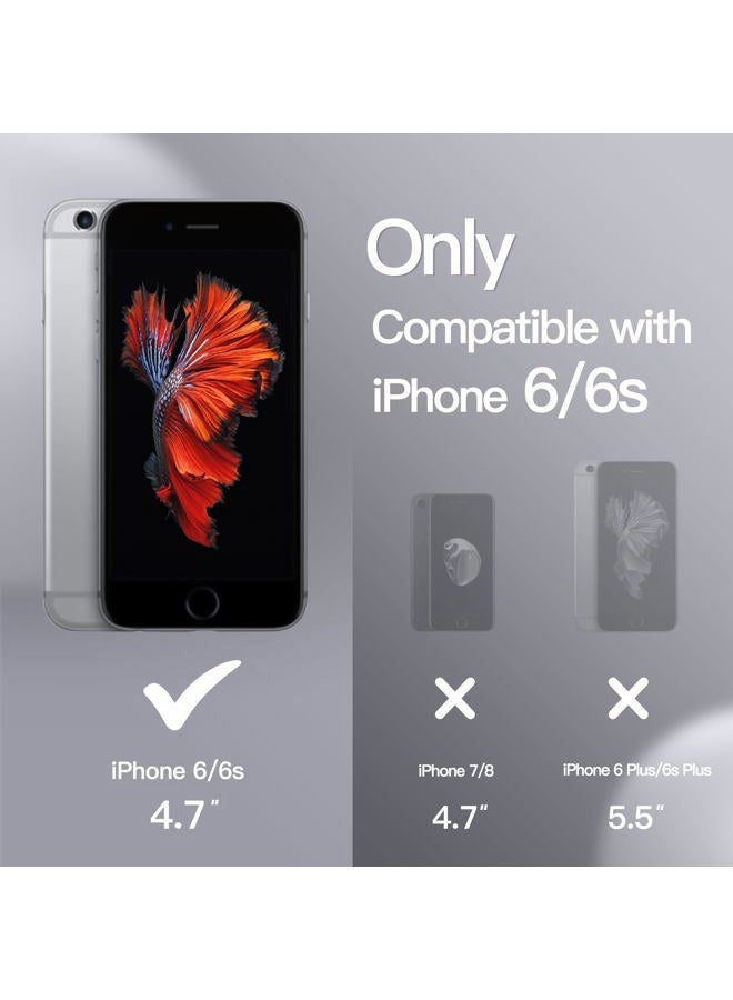 Jetech Silicone Case for iPhone 6s and iPhone 6 4.7 Inch, Silky-Soft Touch Full-Body Protective Case, Shockproof Cover with Microfiber Lining (Black) - Image 2