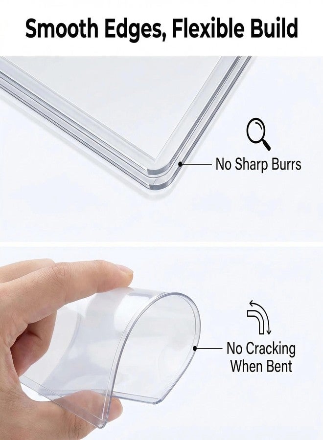 Coolbyl 50ct 4x6 Toploaders - Ultra Durable Card Protectors for Postcard, Photos & Collectibles, Crystal Clear, Archival-Safe, Fits 4x6 Inch Sheet - Image 5