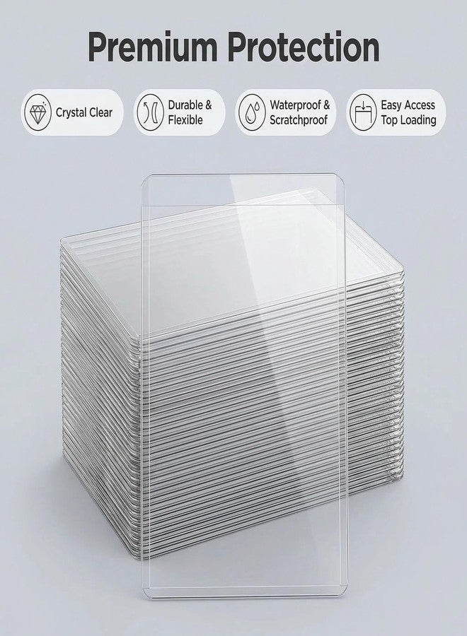 Coolbyl 50ct 4x6 Toploaders - Ultra Durable Card Protectors for Postcard, Photos & Collectibles, Crystal Clear, Archival-Safe, Fits 4x6 Inch Sheet - Image 4