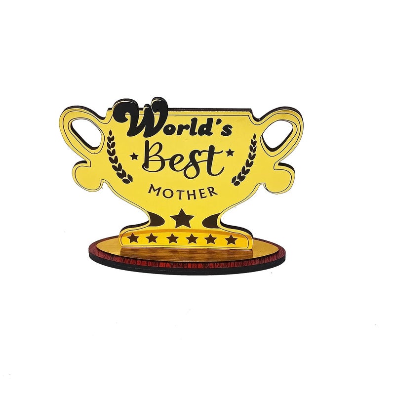 Northland Happy Birthday Mother Greeting Card Gift Combo Coffee Mug World Best Mother Trophy Greeting Card Birthday Gift for Mother - Image 2