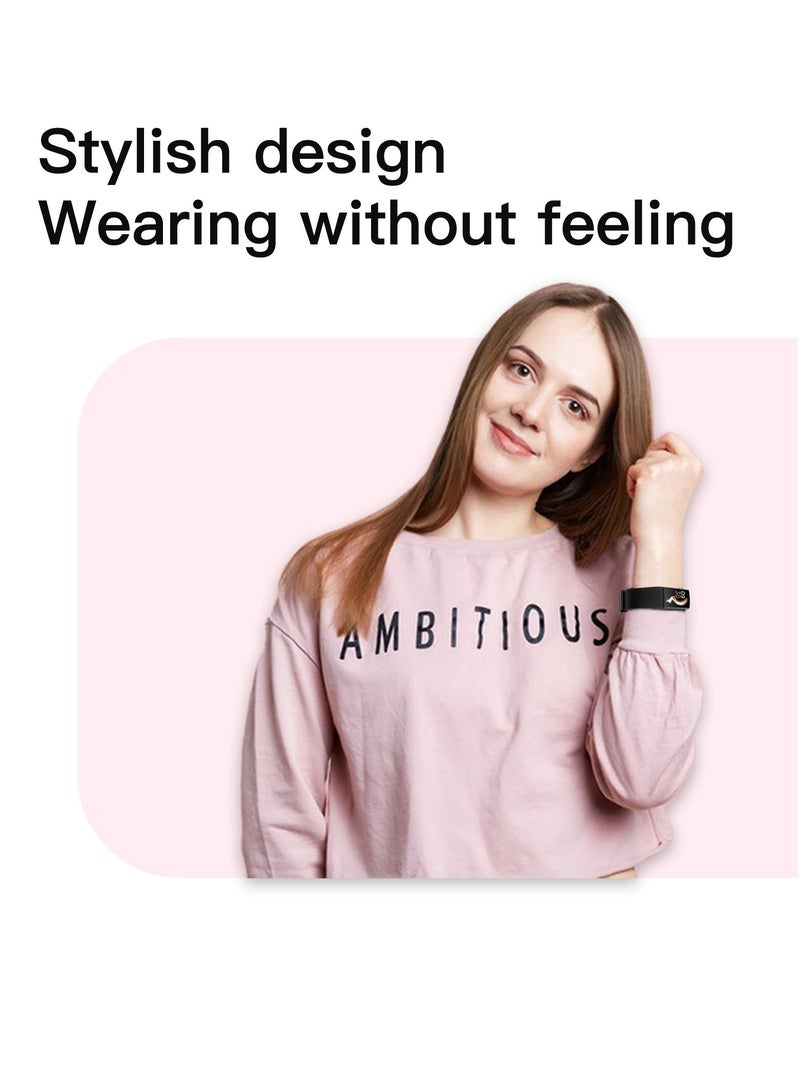 C80 Smart Bracelet, Water Fitness Tracker With Heart Rate Monitor, Lightweight Sports Smart Watch With Body Temperature Blood Oxygen Monitoring, (1pc, Black) - Image 3