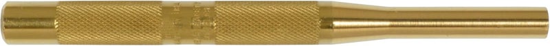 25709 Knurled Pin Punch, 7/16" x 2" Pin, 6" OAL x 5/8" Body, Brass