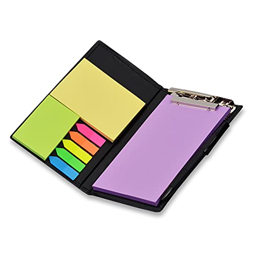 COI Desk Organizer, Notepad Memo Holder with Colorful Sticky Notes Set Gift with Pen (Lavender)… - Image 3