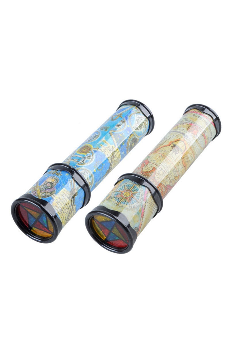 A-Rotatable Scalable Rotation Kaleidoscope 27cm Magic Changeful Adjustable Fancy Colored World Toy F