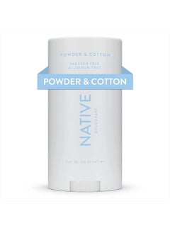 Deodorant | Natural Deodorant for Women and Men, Aluminum Free with Baking Soda, Probiotics, Coconut Oil and Shea Butter | Powder & Cotton