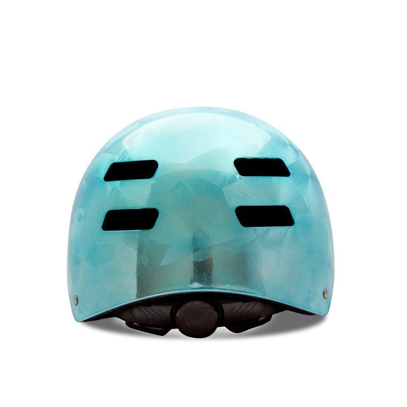Spartan Mirage Plus Adult Skate Helmet | Medium Size 54–58 cm | Ice Crackle Finish | ABS Shell with EPS Foam Liner | Dial-Fit System | 12 Vents | Lightweight 500g | Multi-Sport Helmet | SP-9084 - Image 2