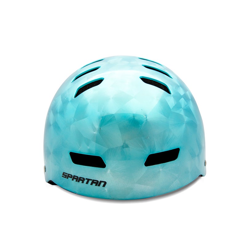 Spartan Mirage Plus Adult Skate Helmet | Medium Size 54–58 cm | Ice Crackle Finish | ABS Shell with EPS Foam Liner | Dial-Fit System | 12 Vents | Lightweight 500g | Multi-Sport Helmet | SP-9084 - Image 3