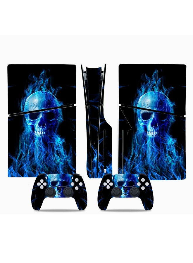 Ps5 Slim Console Skin Sticker Cartoon Protective Film Pain Relief Patch Digital Computer Game Protective Film-Color:TN-P5SDisc-0036 - Image 1