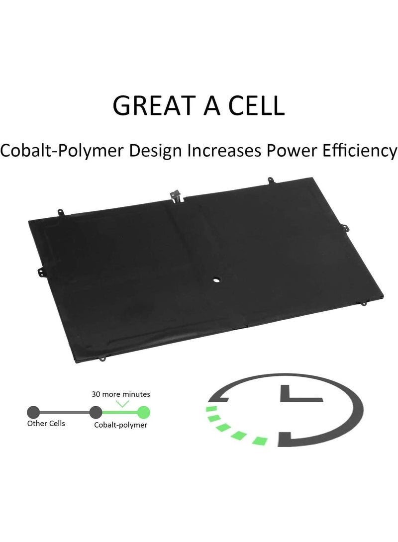 Terabyte بطارية 7.4 فولت، 5900 مللي أمبير / 44 واط ساعة L13M4P71. متوافقة مع سلسلة لابتوب لين.وفو يوغا 3 برو 1370 Pro-1370-80HE Pro-5Y71 Pro-I5Y51 Pro-I5Y70 Pro-I5Y71 - Image 4