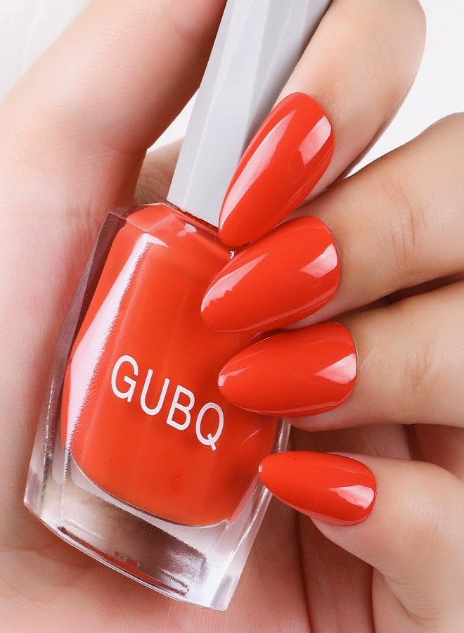 Major Dijit Quick Dry Polish 12ml/0.41fl oz Pumpkin Orange Regular Lacquer Fast Drying & Long Lasting Nail Art Effect for Salon - Image 1
