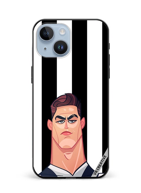 Protective Case Cover For Apple iPhone 15 Plus Cr7 Design Multicolour