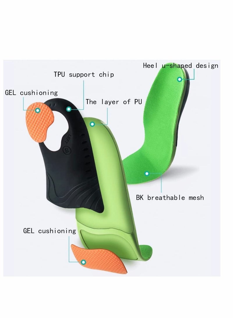 Excefore Arch Orthotic Insole, Plantar Fasciitis Arch Support Shoe Inserts for Women & Men, Insoles Orthotic Inserts for Flat Feet, Cushioning Shoe Insoles for Foot Pain, Running, Heel Spurs Arch Pain(Size:L) - Image 2