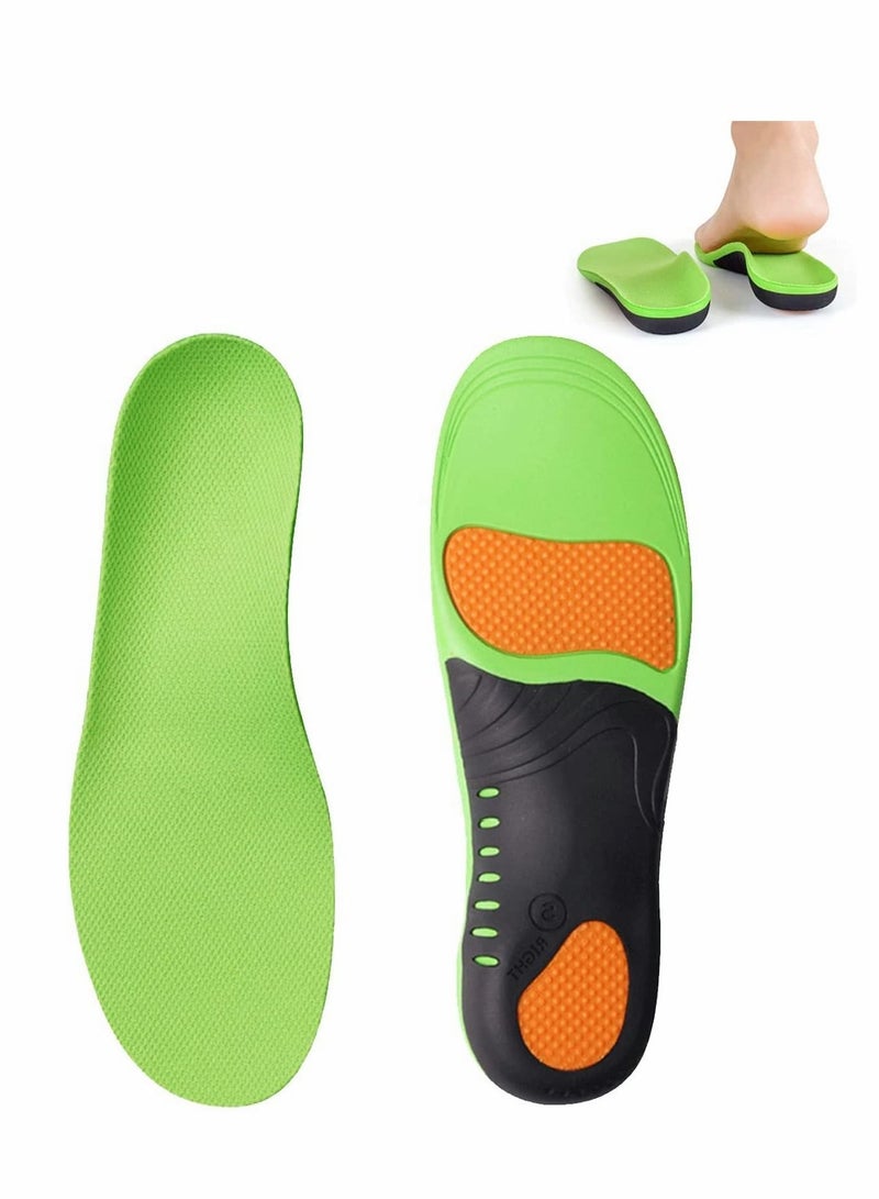 Excefore Arch Orthotic Insole, Plantar Fasciitis Arch Support Shoe Inserts for Women & Men, Insoles Orthotic Inserts for Flat Feet, Cushioning Shoe Insoles for Foot Pain, Running, Heel Spurs Arch Pain(Size:L) - Image 1